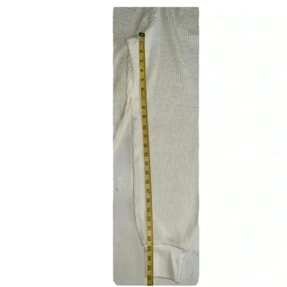 GAP waffle joggers never worn size small a little oversized cream - Picture 8 of 9